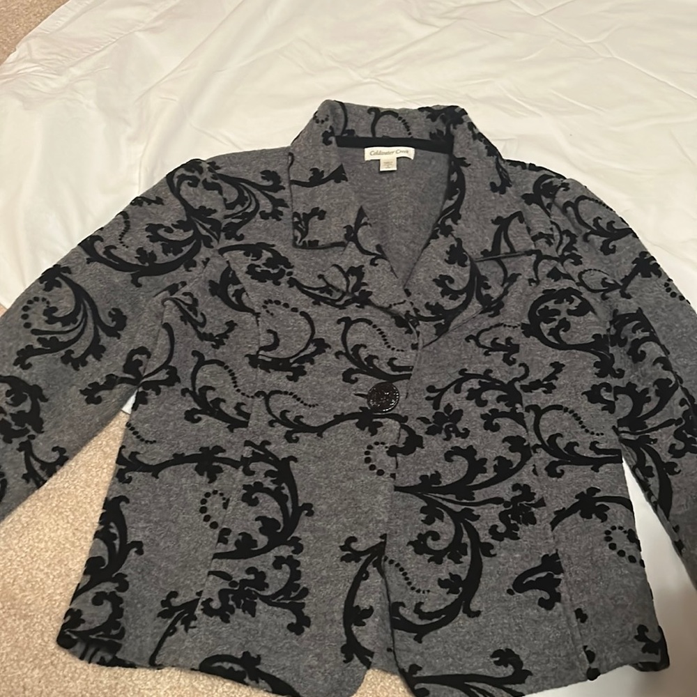 Coldwater Creek bolero jacket, size s (6-8), really pretty design